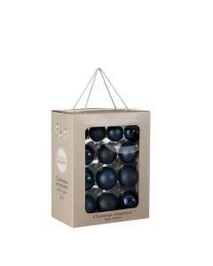 DEKOR DOM Novogodišnje kugle 7cm set 26/1 1143780, plava - 041294