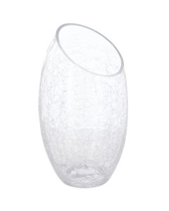 ATMOSPHERA Vaza 13x23cm staklo providno bela - 114791-1