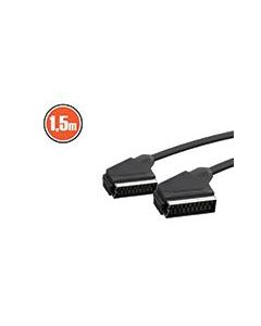 XWAVE Scart-Scart 1,5m Audio-Video Kabl M-M, crna - 031060