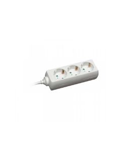 COMMEL Produžni kabl sa 3 utičnice 250V 3500W, 5m 16A C0806, bela - 115465