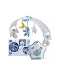 CHICCO Igračka luk u duginim bojama 2u1, plavi - 115803