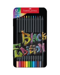 FABER CASTELL Drvene bojice1/12 black edition 116413 M.K. - 116413-1