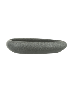 FIVE Posuda za sapun Stone 2,5x13x10,5cm, tamnosiva - 116788
