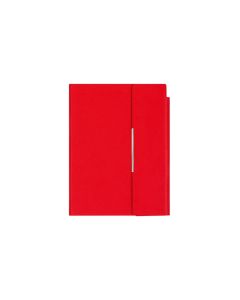 VELVET Notes sa magnetnim preklopom A5 - crvena