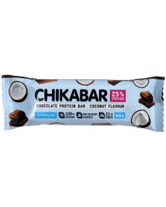 CHIKALAB - CHIKABAR Preliveni proteinski bar SA PUNJENJEMKokos 60g - 116-1