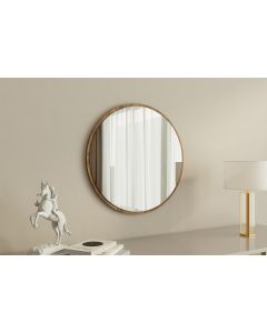 HANAH HOME Dekorativno ogledalo Ozze, braon
