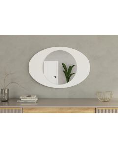 HANAH HOME Dekorativno ogledalo Obble, bela