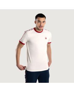 FK CRVENA ZVEZDA majica za muškarce, off white sa trakama - 117-25-2L