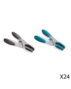 FIVE Štipaljke 24/1 1,5x3,5x8,5cm plastika više boja - 117292