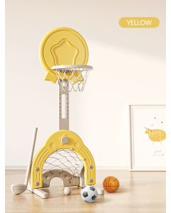 PREMIUM STIL Dečiji multifunkcionalni koš Žuta Zvezda