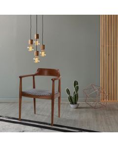 HANAH HOME Trpezarijska stolica Albero43, braon - 117FRF1143