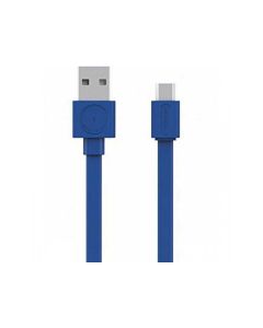 ALLOCACOC Flat USB kabl microUSB, duž.1,5m, plavi 10452BL/USBMBC - 118112