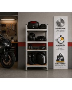 eHomeStorage Garažna metalna polica 150x75x30cm