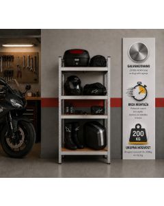 eHomeStorage Garažna metalna polica 150x75x30cm