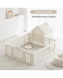 PREMIUM STIL Dečija ogradica sa kućicom Wonderful House