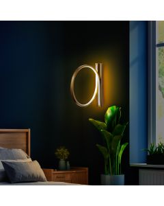 OPVIQ LED zidna lampa Halka 13305, zlatna