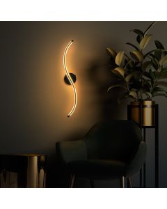 OPVIQ LED zidna lampa Yılan 13281, crna