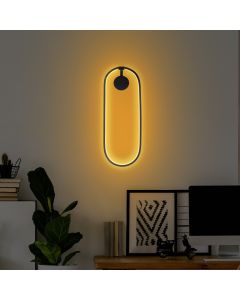 OPVIQ LED zidna lampa Can 13556, crna