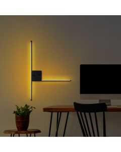 OPVIQ LED zidna lampa Sarf 13615, crna