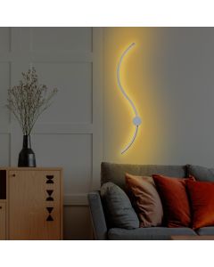 OPVIQ LED zidna lampa Uyan 13603, siva