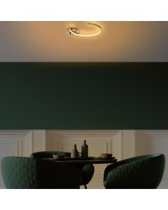 OPVIQ LED plafonjera Moon 13326, zlatna