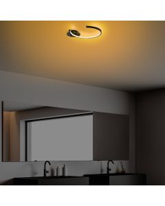 OPVIQ LED plafonjera Moon 13327, crna