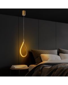 OPVIQ LED visilica Damla 13538, zlatna