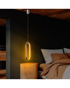 OPVIQ LED visilica Can 13563, srebrna