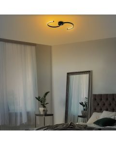 OPVIQ LED plafonjera Es 13583, crna