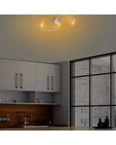 OPVIQ LED plafonjera Es 13586, srebrna