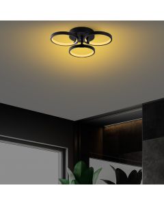 OPVIQ LED plafonjera Halka-13310, crna