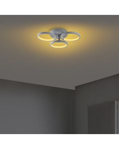 OPVIQ LED plafonjera Halka-13313, siva