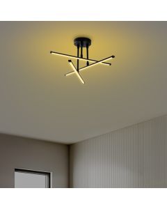 OPVIQ LED luster Ledflower 13649, crna