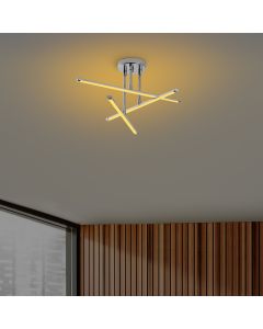 OPVIQ LED luster Ledflower 13652, srebrna