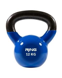 RING Kettlebell 12kg metal vinyl RX DB2174-12 blue - 2196-1
