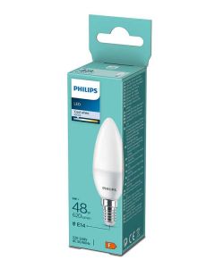 PHILIPS PS777 LED sijalica 6W (48W) B35 E14 CW 4000K FR ND 1PF/12-DISC - PS777