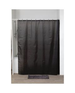 TENDANCE Zavesa za kadu 180x200cm, crna - 1204103