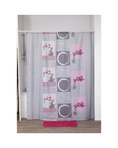 TENDANCE Zavesa za kadu sa 12 kukica 180x200cm Naia - 1205684