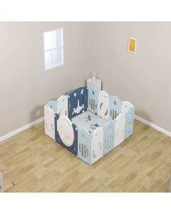 PREMIUM STIL Dečija ogradica plava “Raketa” 160x160