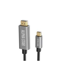 ALPHA STAR USB kabl TIP-C na HDMI 4K, 1.2m - 027248