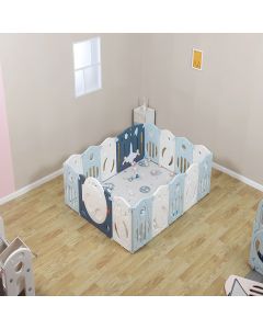 PREMIUM STIL Dečija ogradica Plava Raketa 200*160cm