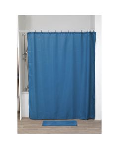 TENDANCE Zavesa za kadu 180x200cm Diamonds, plava - 1211119
