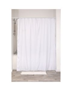 TENDANCE Zavesa za kadu od mikrofibera 180x200cm, bela - 1212100