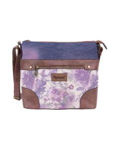 PULSE Torba na rame jeans floral 121349 - 121349
