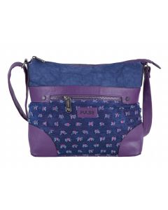 PULSE Torba na rame genova flower jeans 121516 - 121516