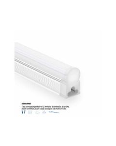 BBLINK LED Svetiljka kl t5 0,9m 18w 3000k silver