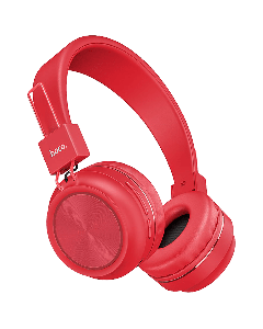HOCO Bluetooth slušalice W25 Promise, crvena - 12256