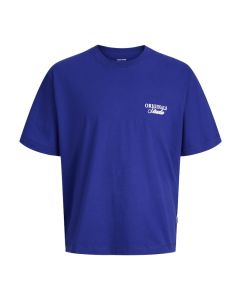 JACK & JONES Muška plava majica rebro