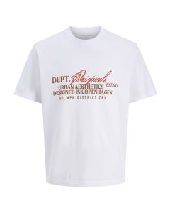 JACK & JONES Muška bela majica bedford
