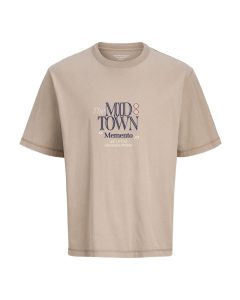 JACK & JONES Muška bež majica grand